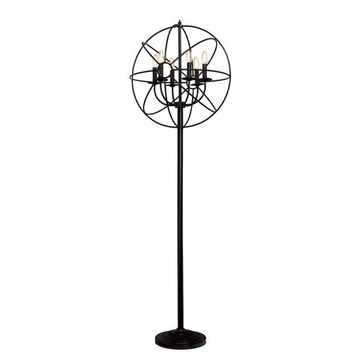 Торшер 6*Е14 LOFT1192F коричневый Foucaults Orb LOFT IT