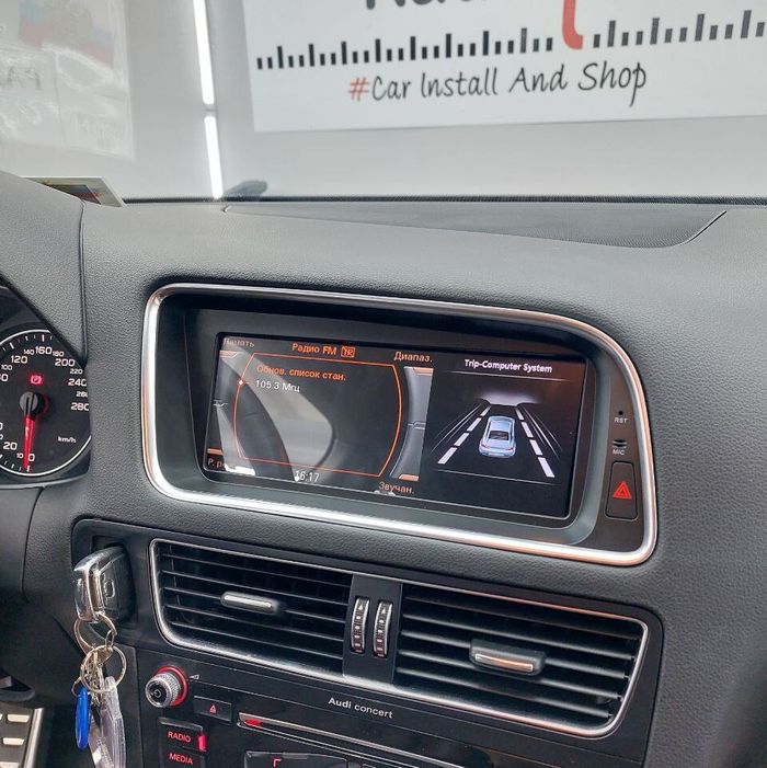 Магнитола для Audi Q5 2008-2016 8R (без джойстика MMI) - RDL-9606 монитор 8.8" на Android 13, Быстрая, CarPlay, 4G SIM-слот