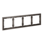 Рамка пластиковая на 4 пост, (капучино) Voltum S70 VLS100414