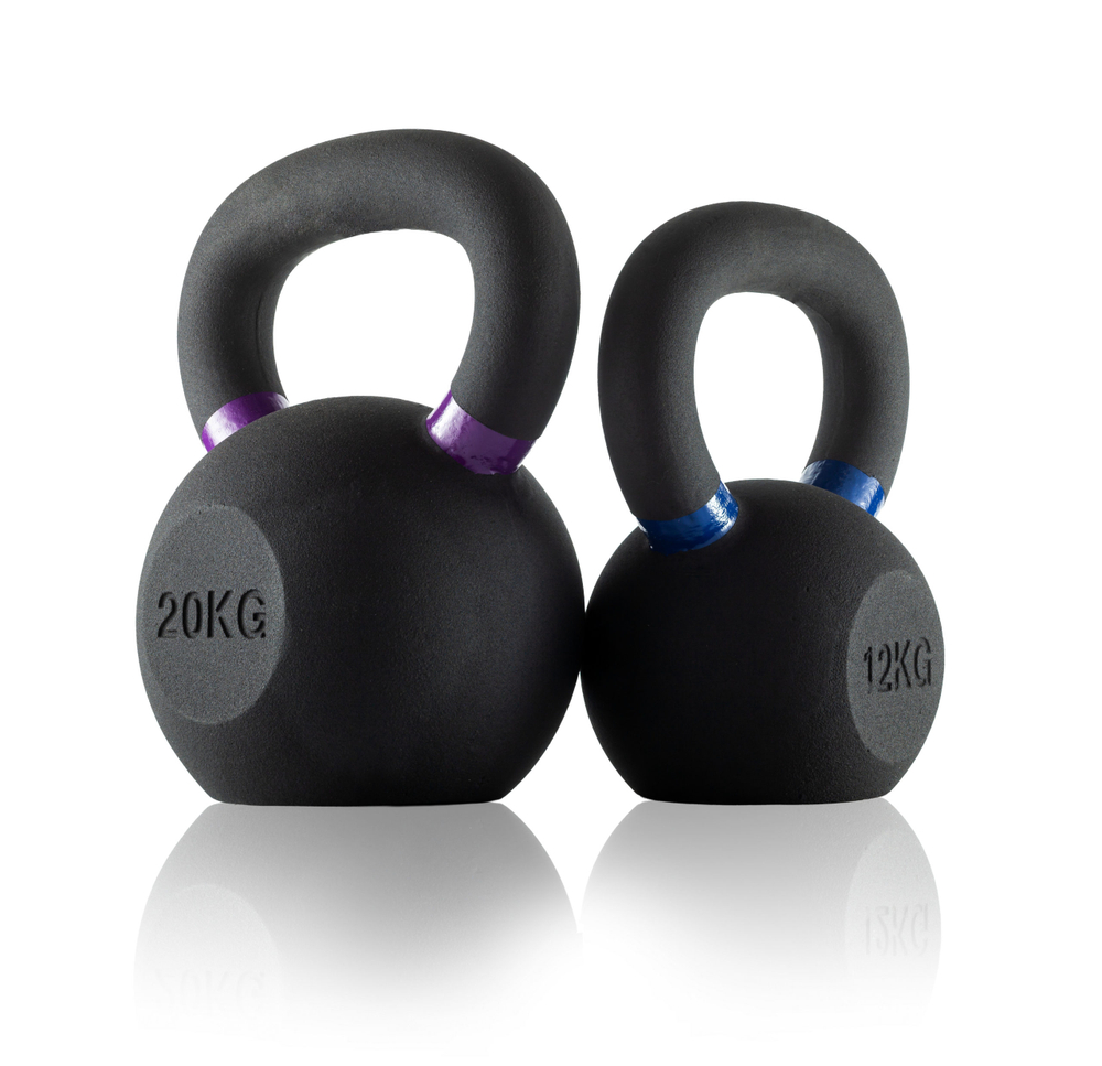 Гиря чугунная с цветным кольцом 18 кг (модель: К-3) VictoryFit VF-KCR180