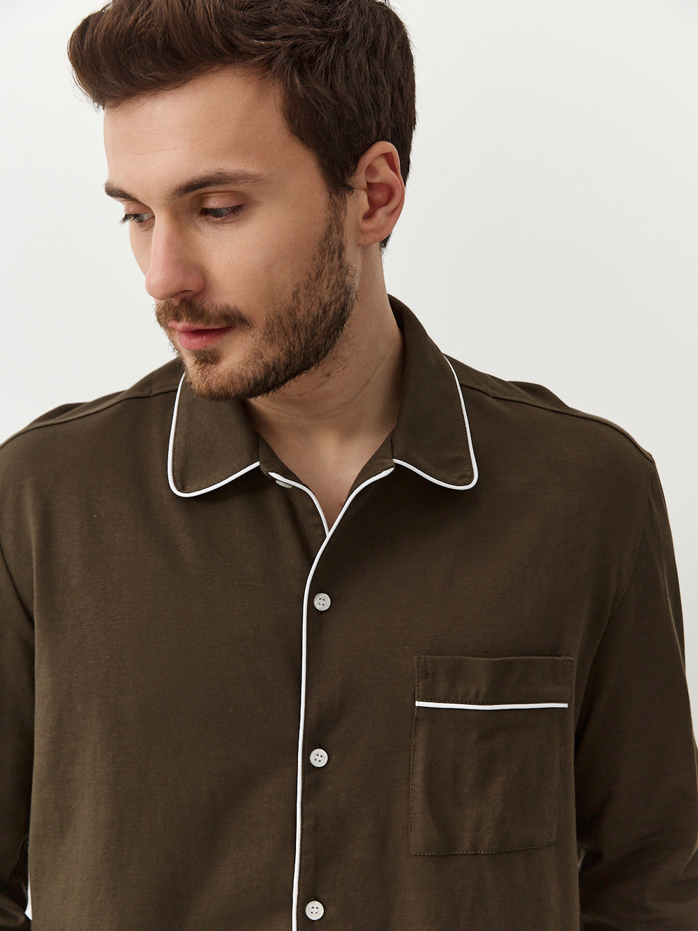Пижама мужская Ihomewear Classic Men Khaki