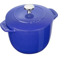 STAUB Чугунная кастрюля Cocotte 3 л 20 см синяя EAN 3272340043987