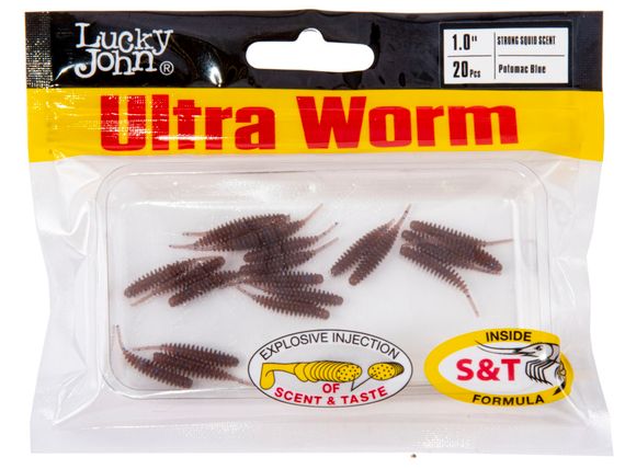 Слаги съедобные LJ Pro Series ULTRAWORM 1,0in (2,54 см), цв. S19, 20 шт.