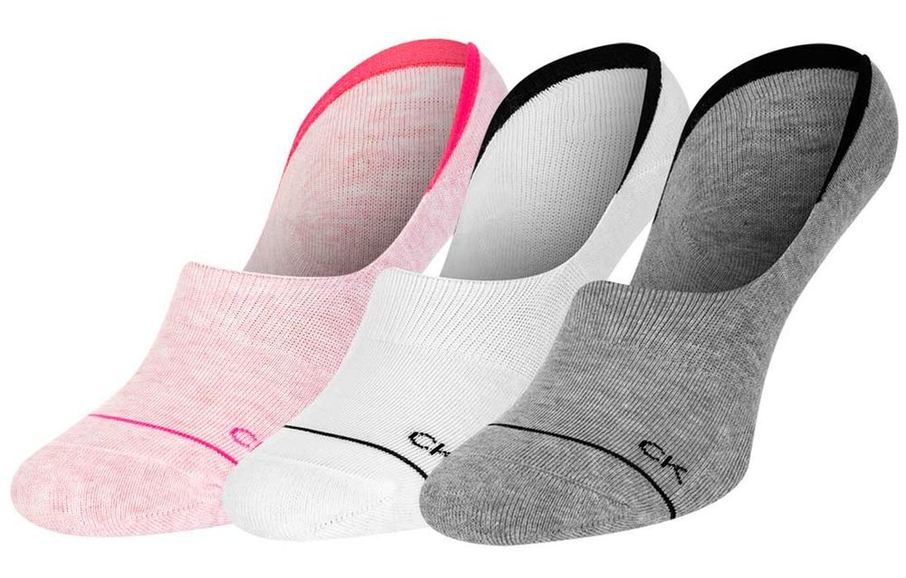 Теннисные носки Calvin Klein Footie High Cut 3P - разноцветный