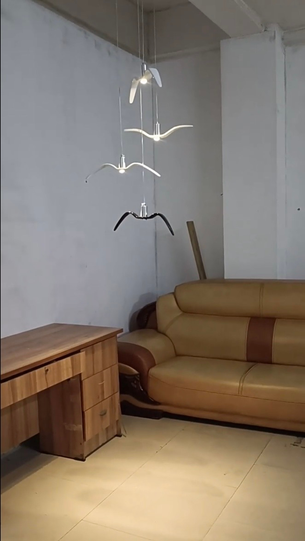 Pendant design lamp Night Birds PC964 by Brokis (Black)