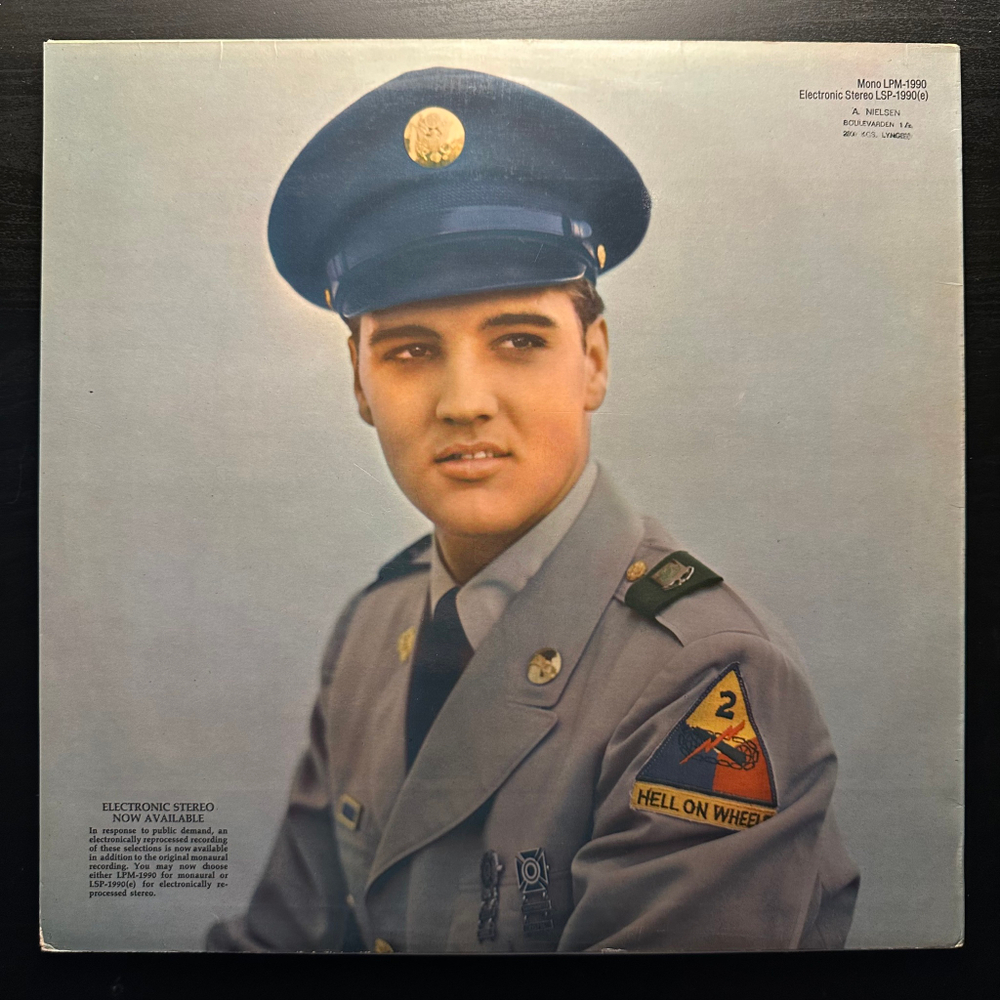 Elvis Presley ‎– For LP Fans Only (Германия)