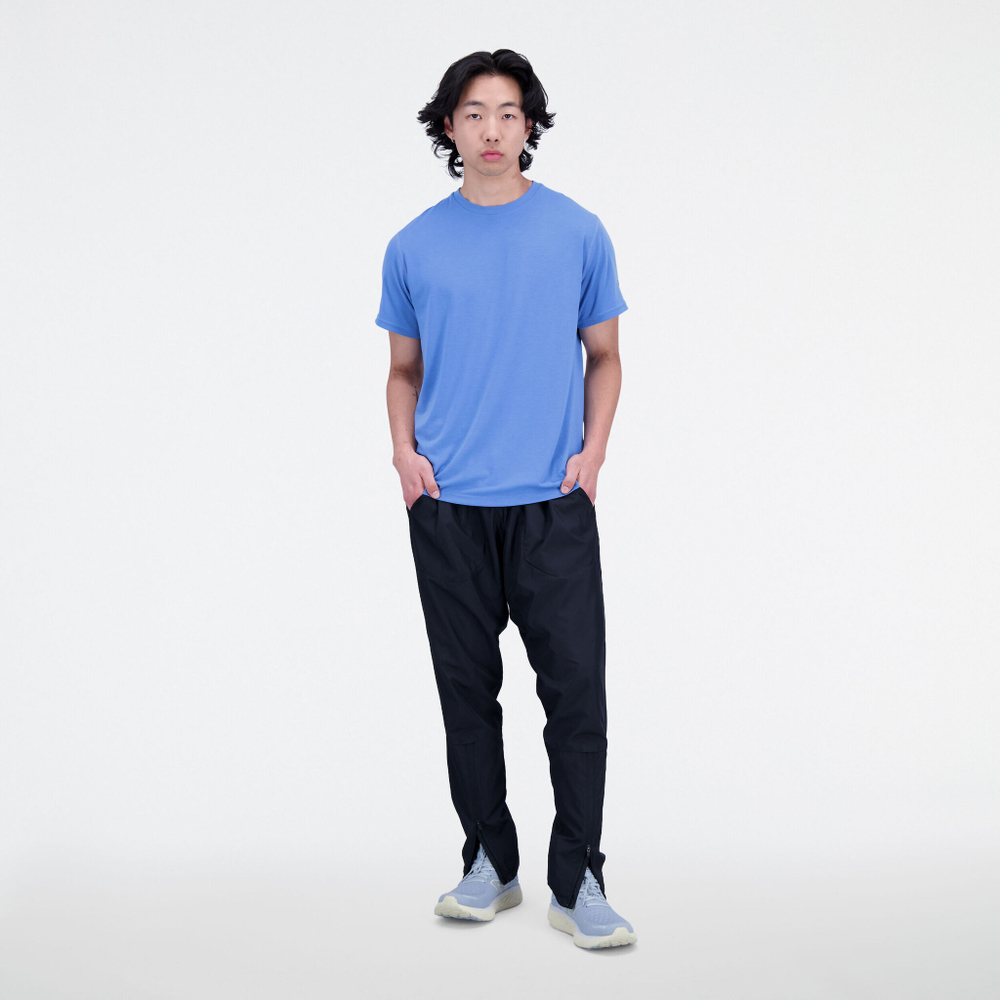 Мужское теннисное поло New Balance R.W.Tech Dri Release T-Shirt Men - Blue
