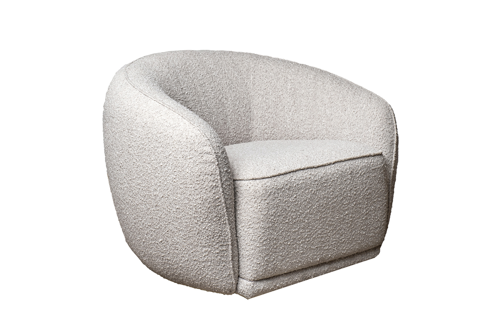 Кресло Garda Decor Тулон (GD, Toulon) бежевый букле Orso-BEG 92*82*69 см