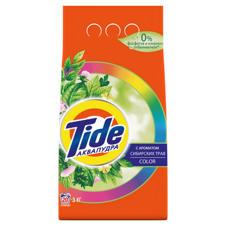 Стиральный порошок Tide Сибирские травы 3 кг