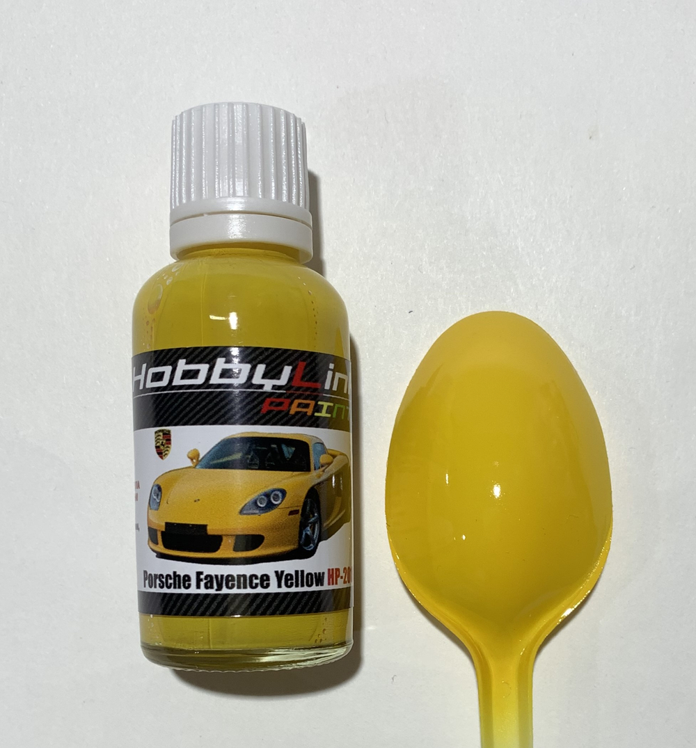 Краска лаковая HobbyLink Porsche Fayence Yellow HP-2010