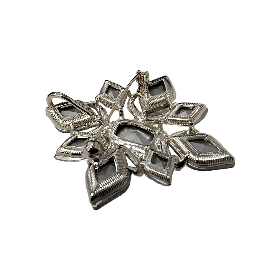 Брошь Fiore Luna Icon crystal green BR14908 G/S