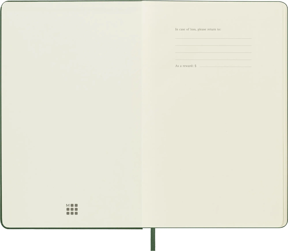 Еженедельник Moleskine Classic (DHK1512WN3) 13х21см твердая обложка зеленый