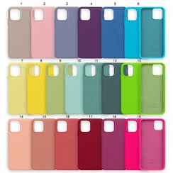 Чехол iPhone 14 Silicone Case Color (в ассортименте)