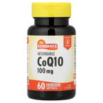 Sundance Vitamins, Абсорбируемый коэнзим Q10, 100 мг, 60 капсул с быстрым высвобождением