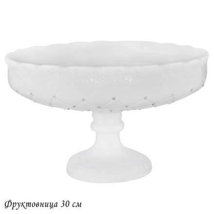 Lenardi 110109 Фруктовница 30см.на ножке СЕВЕРНОЕ СИЯНИЕ в под.уп.(х4)Керамика
