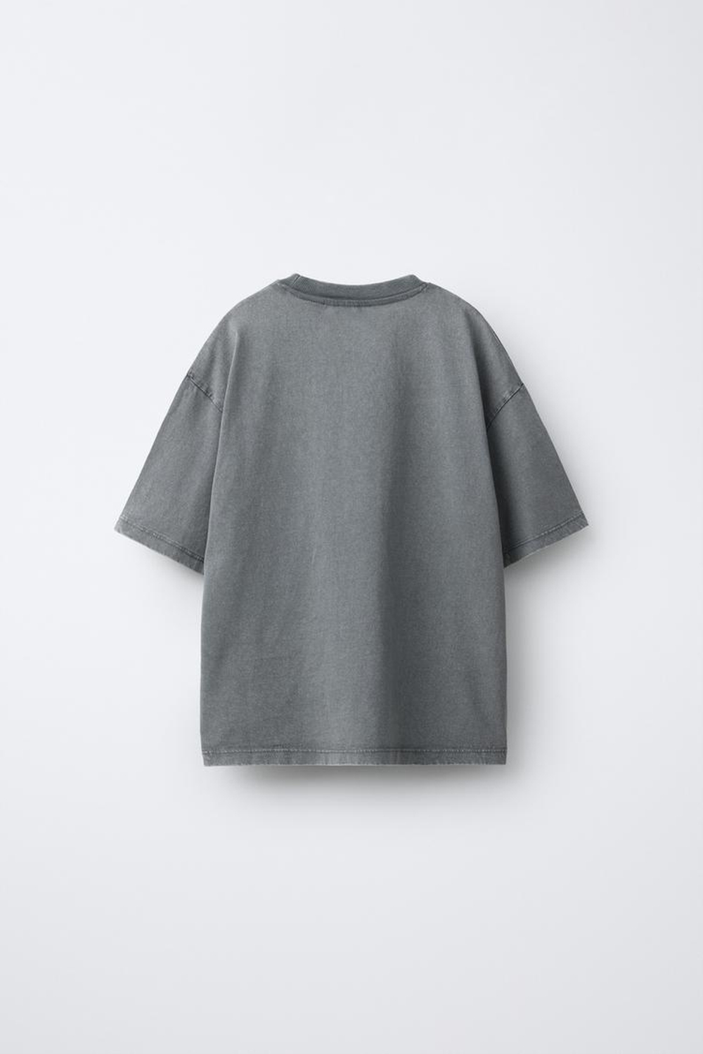 ZARA ФУТБОЛКА С ПРИНТОМ NIRVANA ®, СЕРЫЙ