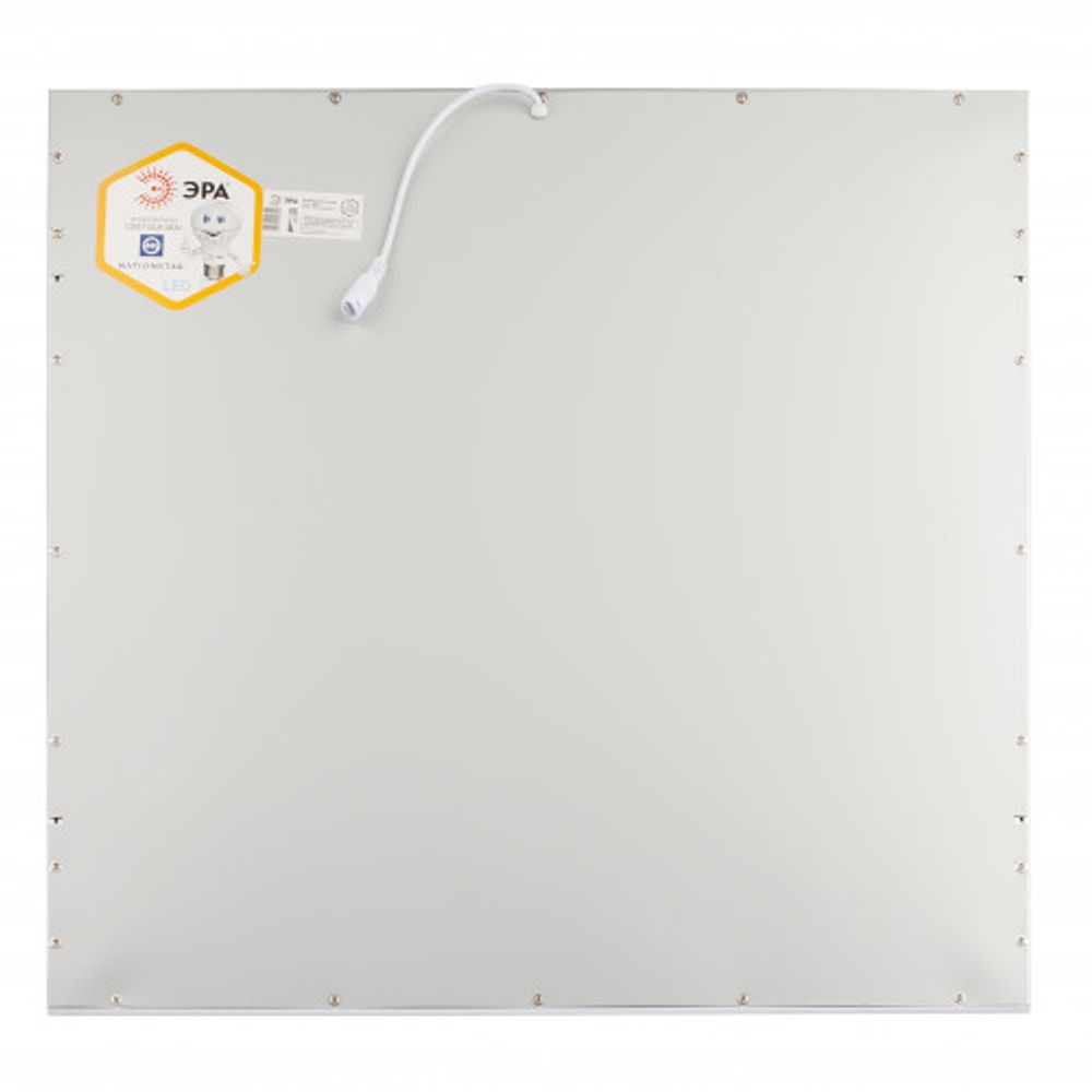 Светодиодная панель ЭРА SPL-511-W-40K-040 40Вт 4000К Ra90 595x595x8 без драйвера с ушками 3 года гарантия ультратонкая | Панели с внешним драйвером