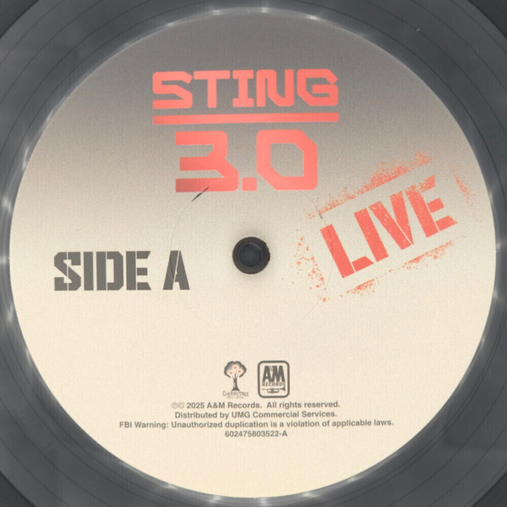 Sting / 3.0 Live (Limited Edition)(2LP)