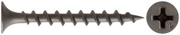 Саморезы черные по гипроку к дереву 3,5 х 35 (фасовка 24 шт.)