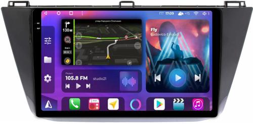 Магнитола для Volkswagen Tiguan 2 2017+ - FarCar BM731M-2K монитор 10.36" 2K QLED на Android 14, Быстрая, CarPlay, 4G SIM-слот