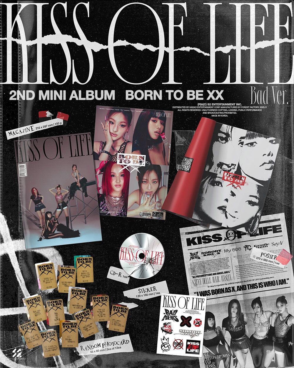 [Альбом] KISS OF LIFE - Born to be XX