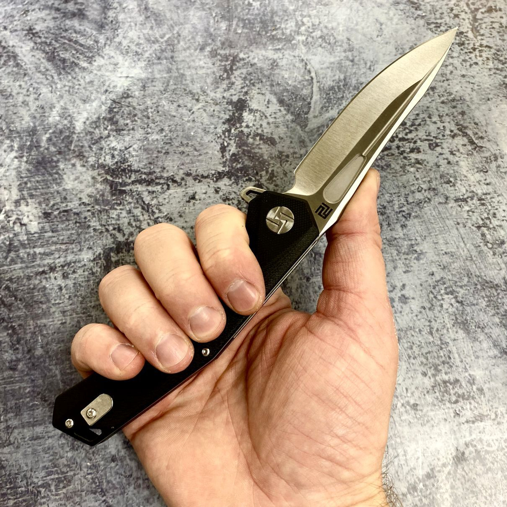 Складной нож  ARTISAN CUTLERY 1808P-BKC ZUMWALT, сталь D2, рукоять G10