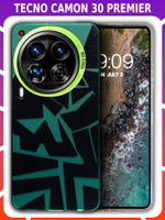 Дизайнерский чехол из пластика для TECNO CAMON 30 PREMIER с усиленной защитой камеры и глянцем