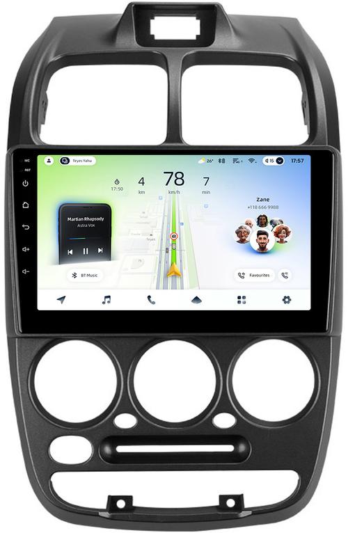 Магнитола для Hyundai Accent 2000-2011 (рамка 1 кнопка) - Teyes CC4L-DTS монитор 9" IPS, Android 14, Быстрая, Snapdragon 662, CarPlay, 4G SIM-слот