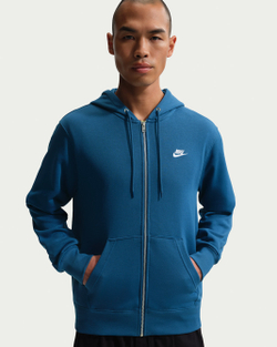 Толстовка мужская NIKE M NK CLUB FT FZ HOODIE