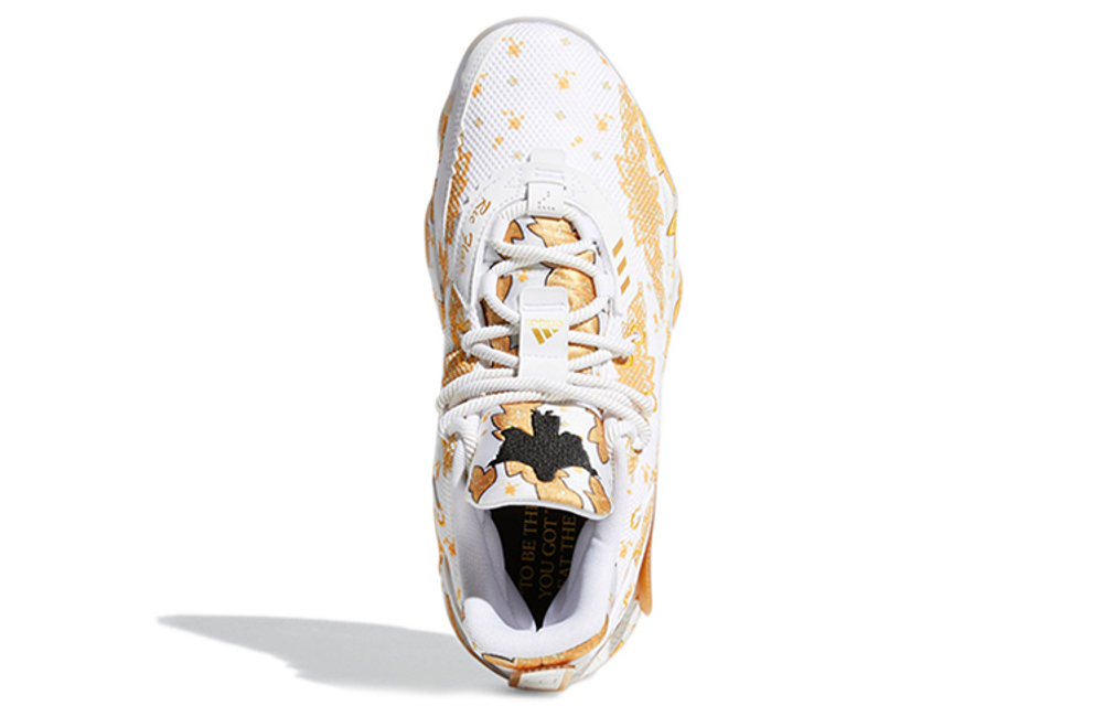 Dame 7 Ric Flair x Dame 7 Adidas Gca "White Gold Metallic"