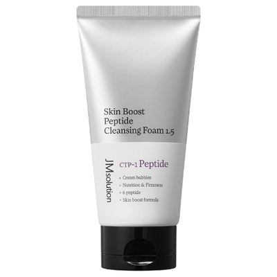 Пенка для умывания JMsolution Skin Boost Peptide Cleansing Foam обогащенная пептидами, 150 мл