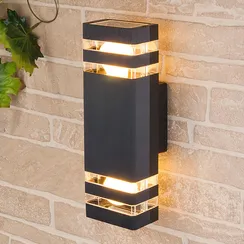Настенный светильник уличный Ignis Techno 1449 черный Elektrostandard