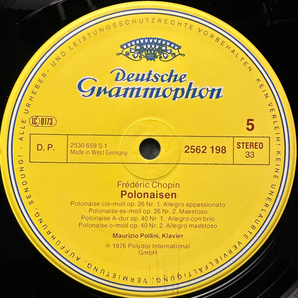 Шопен - Этюды, Прелюдии, Полонезы 3LP (Германия 1980г.)