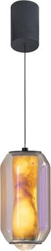 Светильник подвесной LED 12W 3000К 4036/00/01P чёрный/прозрачный Geolight Stilfort