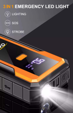 Устройство пусковое портативное бустер 16000mAh 4000A   в чехле GKFLY (F40D)
