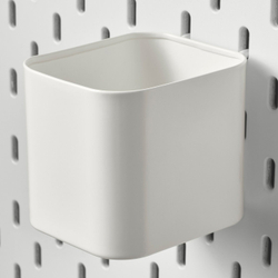 IKEA SKÅDIS  (ИКЕА СКОДИС)  -  Контейнер - белый