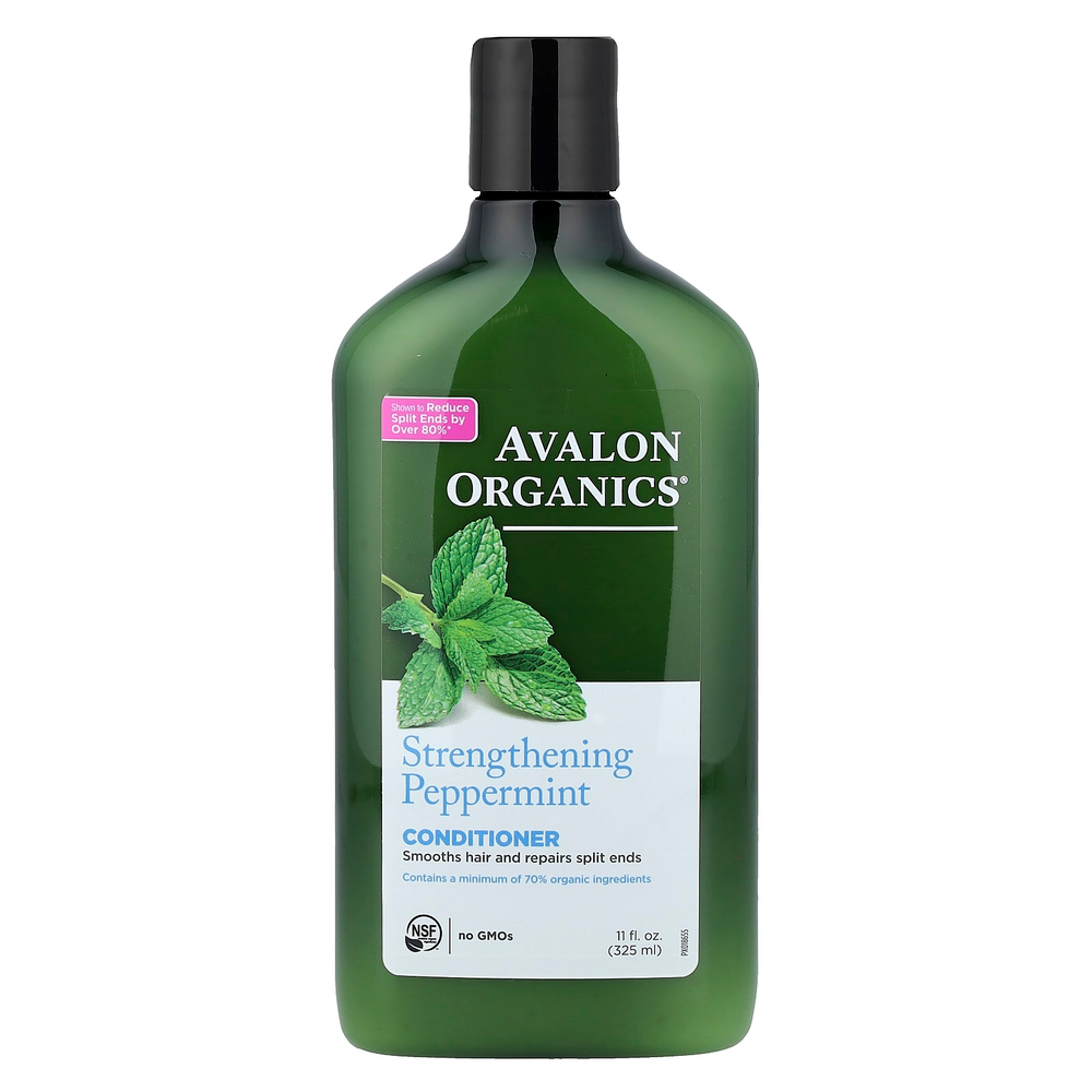 Avalon Organics, Кондиционер, укрепляющая перечная мята, 325 мл