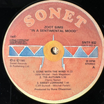 Zoot Sims ‎– In A Sentimental Mood (Англия 1985г.)
