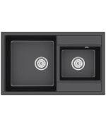 Кухонная мойка Kuppersberg MODENA 80 NL 1,5B DEEP BLACK фото 