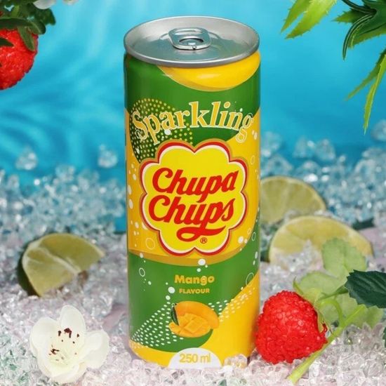 Газированный напиток Chupa Chups Mango со вкусом манго, 250 мл (Корея)
