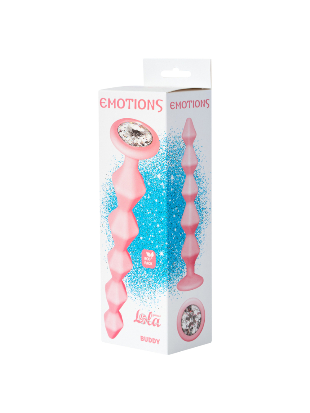 Lola games Emotions Buddy Pink - Анальная ёлочка со стразом