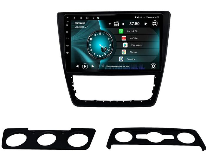 Магнитола для Skoda Yeti 2009-2018 (кондиционер) - Vaycar VA65-1225 на Android 13, 4G SIM-слот