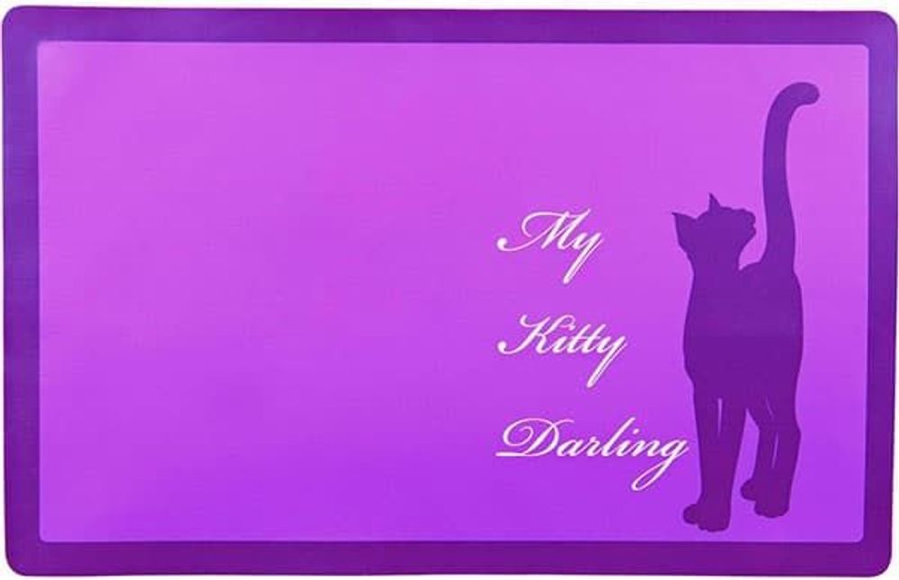 Коврик под миску (Trixie) "My Kitty Darling" 44*28см Коврик под миску (Trixie) "My Kitty Darling" 44*28см