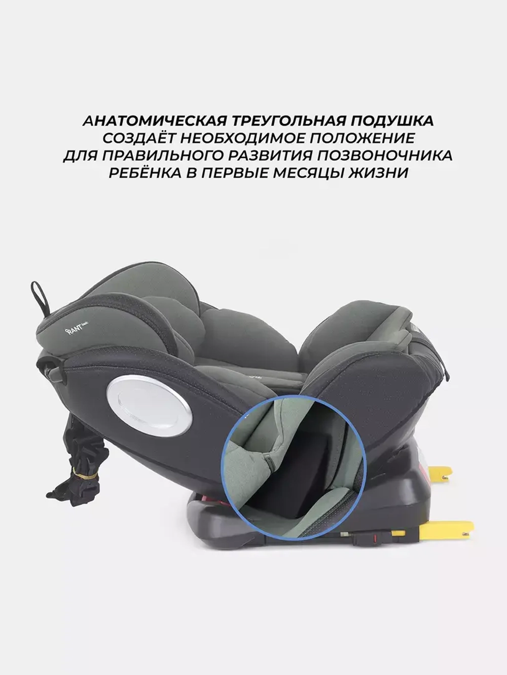Автокресло RANT basic YC06 "Twist pro" isofix группа 0+-1-2-3 (0-36 кг)