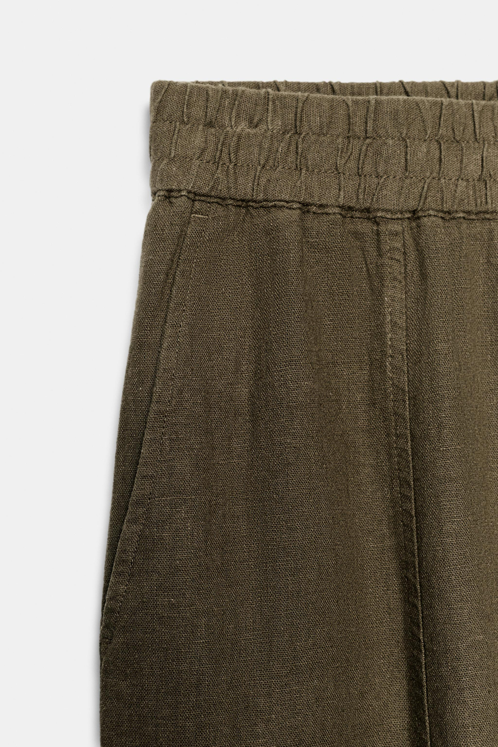 БРЮКИ BARREL ИЗ ЛЬНА — ZARA