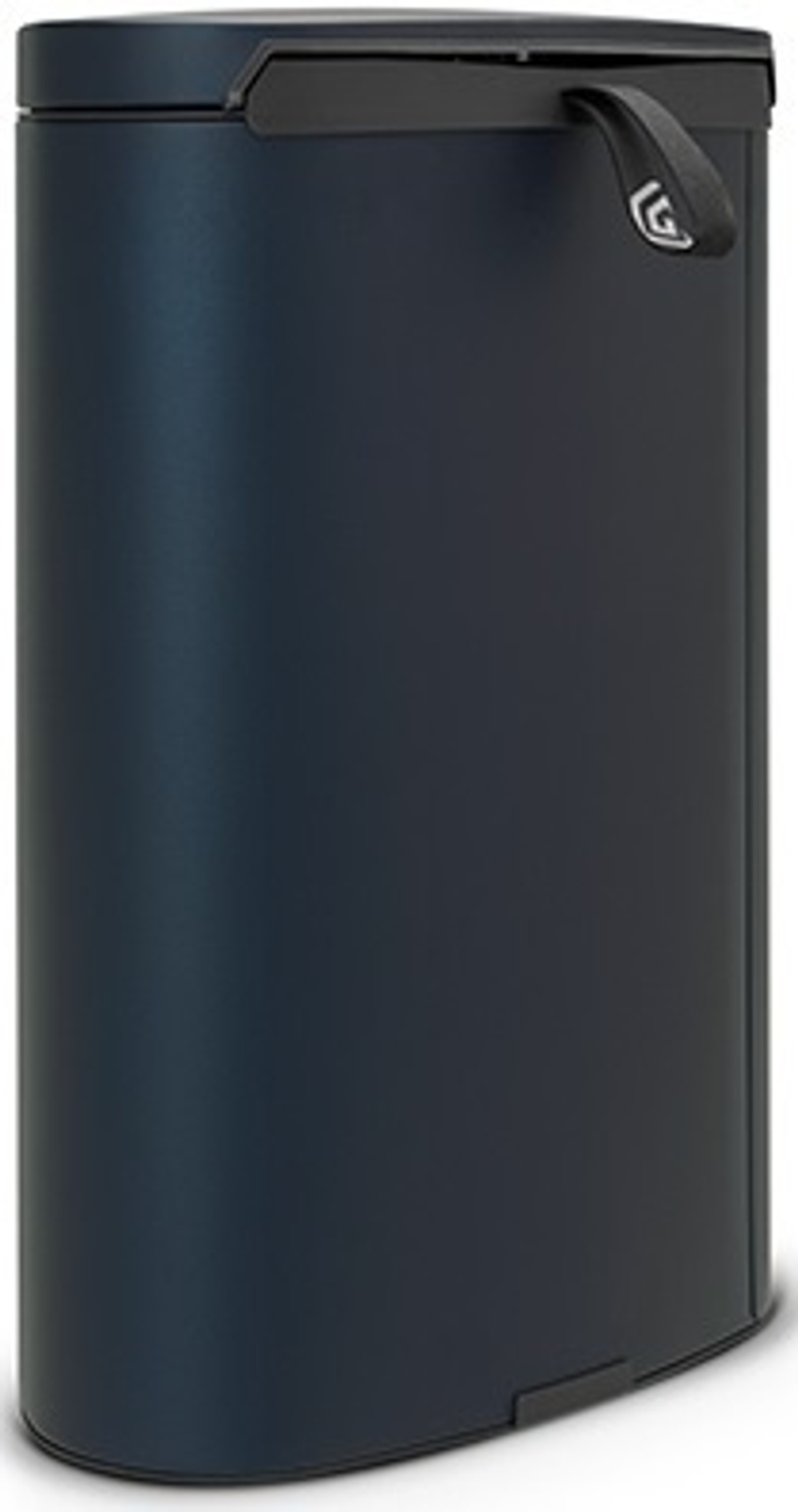 Ведро Brabantia FlatBack 40л темно-синее под углом