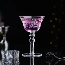 Рюмка коктейльная 185 мл "Retro" декор d 9,2 см h14 см Cocktail Week P.L. [6]