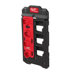 Держатель аккумуляторов Milwaukee Packout M12, 4 отделения, настенное крепление