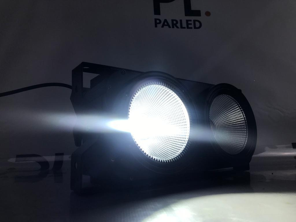 Блайндер 2*100вт (blinder led COB, 2в1, 3 лиры)