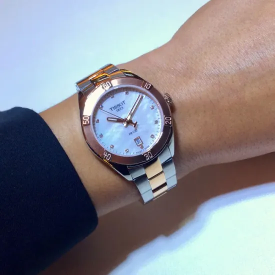 Женские часы Tissot T101.910.22.116.00 PR 100 Sport Chic
